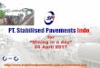 PT. Stabilised Pavements Indo - Britmindobritmindo.com/images/xplod/editor/mining-day/pt stabilised... · Part of Stabilised Pavements Group from ... Arah Penebaran semen / additif