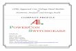 COMPANY PROFILE - PowerCon · PDF fileCOMPANY PROFILE POWERCON SWITCHGEARS Contact us: ... Manufacturing & Testing of all kind of Electrical low voltage Panel boards that are ... integrated