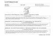 INSTRUCTION MANUAL AND SAFETY INSTRUCTIONS - HITACHI · PDF file · 2007-08-02HITACHI Model Modèle Modelo B13F Bench Drill Press Perceuse d’établi Prensa Taladradora de Banco
