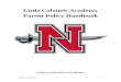 Little Colonels Academy Parent Policy Handbook · PDF fileLittle Colonels Academy’s mission is to provide a healthy and loving environment for ... NAEYC References to Play in NAEYC
