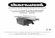 8” x 5” PLANER THICKNESSER OPERATING · PDF file8” x 5” PLANER THICKNESSER OPERATING INSTRUCTIONS MODEL: W588 Charnwood, ... Avoid getting oil on drive belt. ... 3 Open Collar