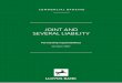 JOINT AND SEVERAL LIABILITY - Lloyds Bank · PDF file1. Why do I need to know about it? ‘Joint and Several Liability’ is a legal phrase that refers to two or more people taking