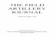THE FIELD ARTILLERY JOURNAL - Fort Sillsill- · PDF fileThe Field Artillery Journal pays for original articles accepted. ... 105 . THE FIELD ARTILLERY JOURNAL thrown himself heart