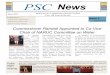 PSC News - Volume... · 101 Executive enter Drive, Saluda uilding olumbia, S 29210  ontact Information: Swain E. Whitfield, hairman 5th District