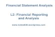 Financial Statement Analysis L2: Financial Reporting  · PDF file1 Financial Statement Analysis L2: Financial Reporting and Analysis