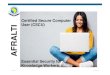 Certified Secure Computer User (CSCU) · PDF fileAFRALTI Certified Secure Computer User Certified Secure Computer User (CSCU) AFRALTI (CSCU) Essential Security for Knowledge Workers