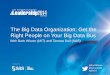 The Big Data Organization: Get the Right People on Your ... · PDF fileThe Big Data Organization: ... Caterpillar, Inc. Chevron Corp. ... Center for IS Research Working Paper #388,