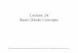 Lecture 24 Basic Diode Concepts - University of … 24 Basic Diode Concepts ELECTRICAL ENGINEERING: PRINCIPLES AND APPLICATIONS, Fourth Edition, by Allan R. Hambley, ©2008 Pearson