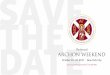 SAVE THE DATE - Archons of the Ecumenical Patriarchate THE DATE!e Annual ARCHON WEEKEND October 20–22, 2017 x New York City archons.org/AthenagorasAward | 212-570-3550 A weekend