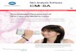 Skin Analysis Software - KONICA MINOLTA · PDF fileRealizing Simultaneous Measurement of Skin Color and Melanin Index! By using this software in combination with a spectrophotometer,