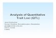 Analysis of Quantitative Trait Loci ... - UCLA Human · PDF fileAnalysis of Quantitative Trait Loci (QTL) Janet Sinsheimer Human Genetics, Biomathematics, Biostatistics janet@mednet.ucla.edu