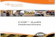 COR™ Audit Instructions - IHSA · PDF fileInstructions COR™ Audit Infrastructure Health & Safety Association ... Preparing for the Audit How long will it take to complete the COR™