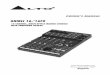 GHIBLI 16/16FX -  · PDF fileGHIBLI 16/16FX 16-CHANNEL, MULTI-EFFECT MIXING CONSOLE WITH SURROUND OUTPUT OWNER'S MANUAL   Version 2.0