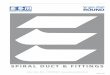 SPIRAL DUCT & FITTINGS - Eastern Sheet Metaleasternsheetmetal.com/Portals/6/Documents/SWR040709.pdfSingle-Wall ROUND SPIRAL DUCT & FITTINGS ... SINGLE-WALL ROUND SPIRAL DUCT AND FITTINGS
