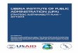 LIBERIA INSTITUTE OF PUBLIC ADMINISTRATION (LIPA)pdf.usaid.gov/pdf_docs/PA00JZS6.pdf · liberia institute of public administration (lipa) ... ict information communication ... liberia