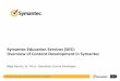 Symantec Education Services (SES): Overview of … WS 1306 Symantec.pdfSymantec Education Services (SES): Overview of Content Development in Symantec Bilge Gerrits, Sr. Princ. Education
