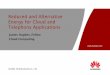 Reduced and Alternative Energy for Cloud and Telephony Applications · HUAWEI TECHNOLOGIES CO., LTD. Reduced and Alternative Energy for Cloud and Telephony Applications James Hughes,
