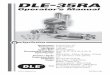 DLE-35RA - Hobbico - Hobbico, Inc. - largest U.S ...manuals.hobbico.com/dle/dleg0435-manual.pdfDLE with Manual Choke Main Engine − 2.08lb [947g] ... DLE-35RA Gas Engine with DLE