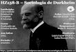 HZ158-B – Sociologia de Durkheim · As formas elementares da vida religiosa [FEVR] (1912). Serão dedicadas aproximadamente duas aulas para o estudo de cada uma das 4 …