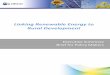 Linking Renewable Energy to Rural Development - OECD.org · New job and business opportunities, ... Linking renewable energy to rural development ... Solar photovoltaic has grown