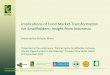 Implications of Food Market Transformation for Smallholders: Insight from … ·  · 2015-12-09Implications of Food Market Transformation for Smallholders: Insight from Indonesia