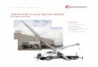 National Crane Series 900A · National Crane Series 900A Product Guide Features • 23,6 t (26 USt) rating • 31,4 m (103 ft) four-section boom • Self-lubricating Easy Glide
