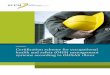 Certification scheme for occupational health and safety ... · CERTIFICATION SCHEME FOR OCCUPATIONAL HEALTH AND SAFETy N 1 ... ‘OHSAS 18001: ... there are requirements from the