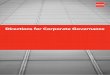 Directions for Corporate Governance - Home | ACCA … for Corporate Governance Jill Frances Solomon Reader, Cardiff Business School, Business Relationships, Accountability, Sustainability