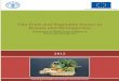 The Fruit and Vegetable Sector in Bosnia and Herzegovina · The Fruit and Vegetable Sector in Bosnia and Herzegovina Preparation of IPARD Sector Analyses in Bosnia and Herzegovina