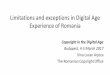 Limitations and exceptions in Digital Age Experience of ... · Limitations and exceptions in Digital Age Experience of Romania ... • less than 10% of firms are using cloud ... (EA),