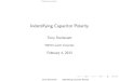 Indentifying Capacitor Polarity - Wilfrid Laurier Universitydenethor.wlu.ca/common/capacitor_polarity.pdf · Indentifying Capacitor Polarity Terry Sturtevant Wilfrid Laurier University