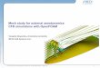 Mesh study for external aerodynamics CFD simulations … · Mesh study for external aerodynamics CFD simulations with OpenFOAM . ... GAMG solver for p smoothSolver for U and turbulence