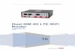 Dual - SIM 4G LTE WiFi Router - Industrial 4G Routerscomset.com.au/download/CM210 ROUTER USER MANUAL V1.0.pdf · CM210A-W Router User Manual link-tech.com 1 16 Dual-SIM 4G LTE WiFi