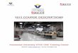 2015 COURSE DESCRIPTIONS - vuhtec.org HTEC CNC... · 2015 COURSE DESCRIPTIONS ... enhance their knowledge and skills on Haas CNC machines. Programming is not covered in the ... CNC