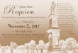 Gabriel Fauré’s equiem - Holy Rosary · R equiem Gabriel Fauré’s Choral & Orchestral accompaniment of the Traditional Latin Mass ~ 7 p.m. Thursday ~ November 2, 2017 ~ All Souls