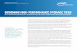 Designing HigH-Performance storage tiers - Intel · Designing HigH-Performance storage tiers ... drive capacity. Intel Lustre solutions fully utilize the benefits and high throughput