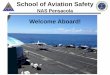School of Aviation Safety - United States Navy · School of Aviation Safety . NAS Pensacola . Welcome Aboard! ... • Taco Bell & Pizza Hut, A&W ... “It was our CRM training that