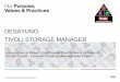 Storage Manager 6 - IBM · Tivoli Storage Manager 6 released back in 2009 and ... configure FastBack server backup to ... Enhanced Microsoft Exchange Database Availability Group (DAG)