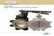 Flowseal High Performance Butterfly Valves · Flowseal high performance butterfly valves are a standard in many ... 96.5 89.6 82.7 75.8 68.9 62.1 55.2 48.3 41.4 ... 8" 17.81 17.94
