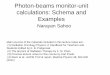 Photon-beams monitor-unit calculations: problems€¦ · Photon-beams monitor-unit calculations: Schema and ... The physics of Radiation Therapy by F. M. Khan (3) Previous lecture