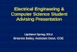 Electrical Engineering & Computer Science Student · PDF fileElectrical Engineering & Computer Science Student Advising Presentation ... • The advanced laboratory and senior projects