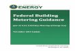 Federal Building Metering Guidance - Department of Energy · Federal Building Metering Guidance ... These metering requirements are reiterated in the 2008 “Guiding Principles for