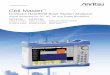 Cell Master MT821xE Product Brochure - talleycom.com Brochure Cell Master ... on-going maintenance and troubleshooting to help ensure the ... • Backhaul bit-error-rates: