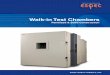 Walk-in Test Chambers - ESPEC North America chambers are complex systems that can push the limits of lab space and utilities—ESPEC works to design a system that suits our clients’