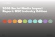 2016 Social Media Impact Report: B2C Industry Editionpages.trackmaven.com/rs/251-LXF-778/images/b2c-industry-report... · 2016 Social Media Impact Report: B2C Industry Edition 1