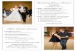 Wedding Dance Lessons€¦ · More Dance Services Parent/Child Dance Lessons Father/daughter and mother/son dances, etc. Private Lessons for Your Wedding Party Prepare your posse