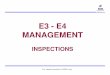 E3 - E4 MANAGEMENT - Home - Welcome to BSNL Thajavur ...bsnltnj1.webs.com/e3e4/manage/CH12-E3-E4 Management... · For internal circulation of BSNL only AGENDA Why Inspections? Type