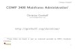 COMP 3400 Mainframe AdministrationThese slides are … Control Language (JCL) ... //SORTIN DD DISP=SHR,DSN=IBMUSER.AREA.CODES ... The default disposition (for normal and abend) is