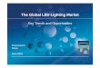 The Global LED Lighting Market - Tekes - Business Finland · The Global LED Lighting Market ... Global Lighting Market: ... applications will pave the way for connected lighting and