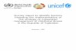 Survey report to identify barriers impeding the ... · impeding the implementation of the strategy on integrated management of childhood illness in the Republic of Tajikistan 